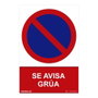 Normaluz Signal de signalisation d'interdiction se avisa grua 30x40cm