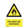 Normaluz Panneau de danger d'incendie 30x40cm