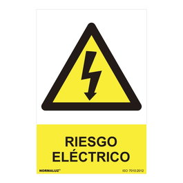 Normaluz Panneau de danger risque électrique 30x40 cm