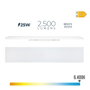 Edm Reglette LED 25W 6400K Lumière Froide 2500lm 60x4,5x12cm IP20 Classe E