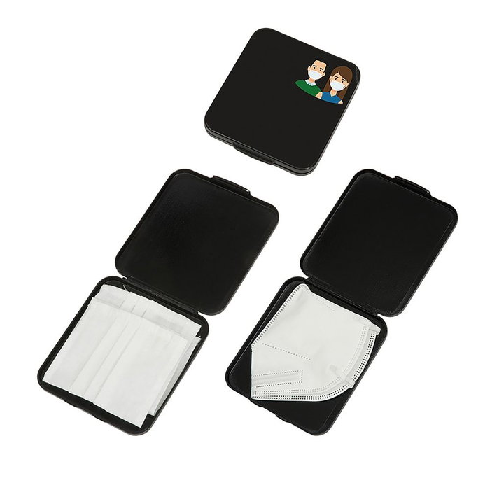 Snips Porte-masques pocket 11 x 12,4 x 1,2 cm plastique couleurs/models assortis
