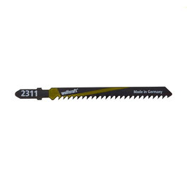 Wolfcraft Pack de 2 lames de scie sauteuse HCS pour bois dur et plastique avec tige en T