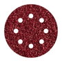 Wolfcraft Disques de ponçage adhésifs en corindon perforés, ø125 mm, grain 40, 5 pcs