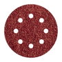 Wolfcraft Feuilles de ponçage autocollantes en corindon perforées, ø125 mm, grain 80, 5 pcs