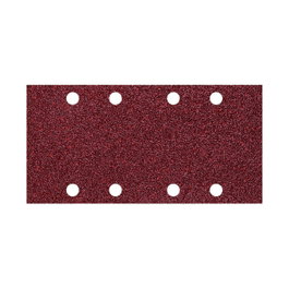 Wolfcraft Feuilles de ponçage adhésives en corindon perforées, grain 80, 10 pièces