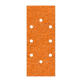Wolfcraft Feuilles de ponçage en corindon perforées ovales, 93 x 230 mm, grain 120, 5 pcs
