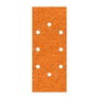 Wolfcraft Feuilles de ponçage en corindon perforées ovales, 93 x 230 mm, grain 120, 5 pcs