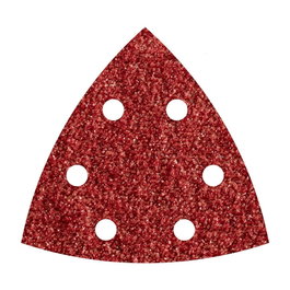 Wolfcraft Feuilles de ponçage adhésives en corindon perforé, grain 80, 5 pièces