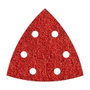 Wolfcraft Feuilles de ponçage adhésives en corindon perforées, 95 mm, grain 120, 5 pcs