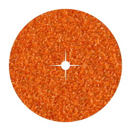 Wolfcraft Disques de papier abrasif corindon ø125 mm, grain 40, 10 pcs