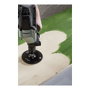 Wolfcraft Disques abrasifs en papier de corindon ø125 mm, grain 80, 10 pcs