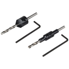Wolfcraft Jeu de forets pour bois ø3,50 / ø5,00 / ø9,50 mm