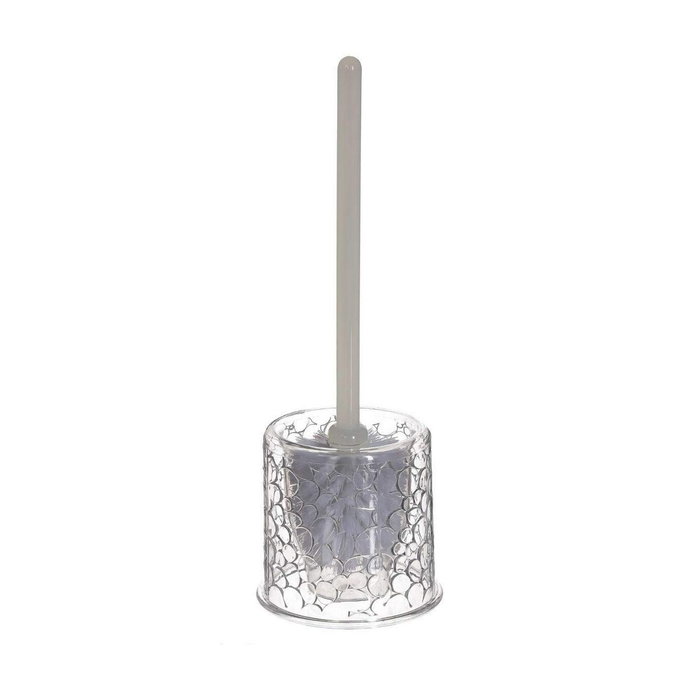 Brosse de salle de wc 5five Galet Transparent Plastique Brosse de salle de wc 5five Galet Transparent Plastique