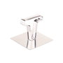 5Five Lot de 3 moules à dresser inoxydables, modèles ronds et carrés, 8 x 4 cm