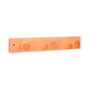 Inofix Portemanteau en bois de frêne 3 pomos texture naturelle