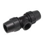 Aqua Control Raccord T filetage femelle 1/2 pouce 20 mm polyéthylène noir irrigation enterrée