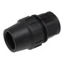 Aqua Control Raccord femelle fileté 1/2 pouce 20 mm - Polyéthylène noir anti UV pour irrigation enterrée