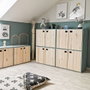 Meuble Astigarraga Dinamic4 4 portes Naturel Bois Pin 105,4 x70,8 x 33 cm