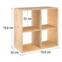 Etagères Astigarraga 2x2 Dinamic Pin (70,8 x 70,8 x 33 cm)