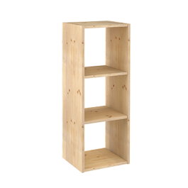 Astigarraga Étagère modulaire Dinamic 3 cubes en pin massif