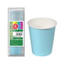 Best Products Gobelets en carton bleu clair 200 cc, 24 unités