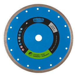 Tyrolit 639559 Disque diamant continu Ø115 x 1,2 x 22,23 mm pour carrelage céramique et grès