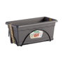 Plastiken Jardinière avec support Anthracite polypropylène 50 x 20 cm