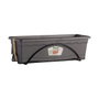 Plastiken Jardinière avec support Anthracite polypropylène 60 x 24 cm