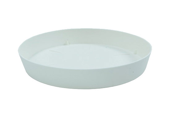 Plastiken Plateau pour bol et pot de fleurs Tes et Doric, blanc, Ø260mm Plastiken Plateau pour bol et pot de fleurs Tes et Doric, blanc, Ø260mm