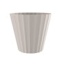 Plastiken Pot de fleurs injection modèle Doric couleur écru Ø 22 x 20 cm