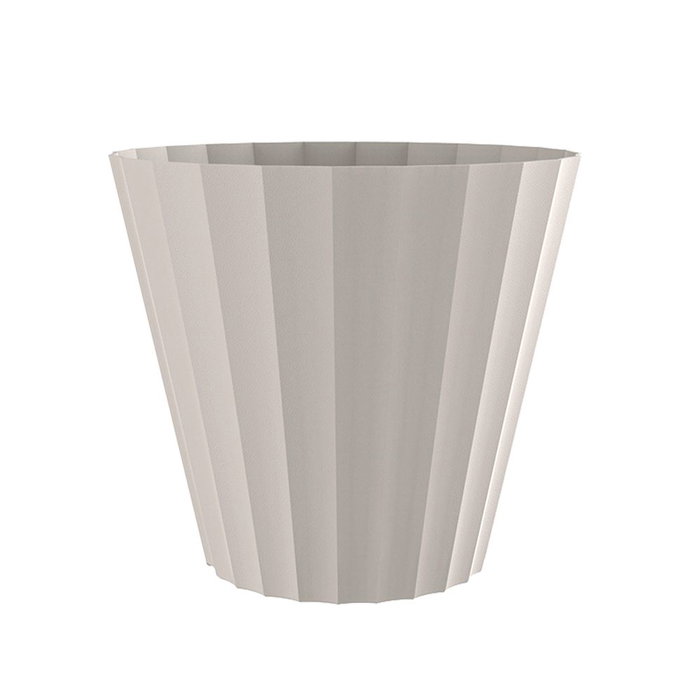 Plastiken Maceta Doric Ø32 x 29 cm Crudo - Pot en Polypropylène pour Extérieur Plastiken Maceta Doric Ø32 x 29 cm Crudo - Pot en Polypropylène pour Extérieur