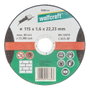 Wolfcraft  Disque de coupe de précision pour pierre Ø115 x 1,6 x 22,23 mm