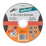 Wolfcraft Disque de coupe précision acier inoxydable Ø125 x 1,0 x 22,23 mm
