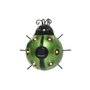 Lumineo Figure Solaire Métallique Coccinelle Modèles Variés 14,5 x 13 x 5 cm 6 LED 6h Autonomie