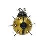 Lumineo Figure Solaire Métallique Coccinelle Modèles Variés 14,5 x 13 x 5 cm 6 LED 6h Autonomie