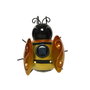 Lumineo Figurine solaire métallique abeille couleurs assorties