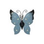 Lumineo Figurine Solaire Métallique Papillon LED 8 Lumières Couleurs Assorties 17,8 x 6 x 4 cm