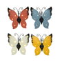 Lumineo Figurine solaire métallique Papillon couleurs assorties