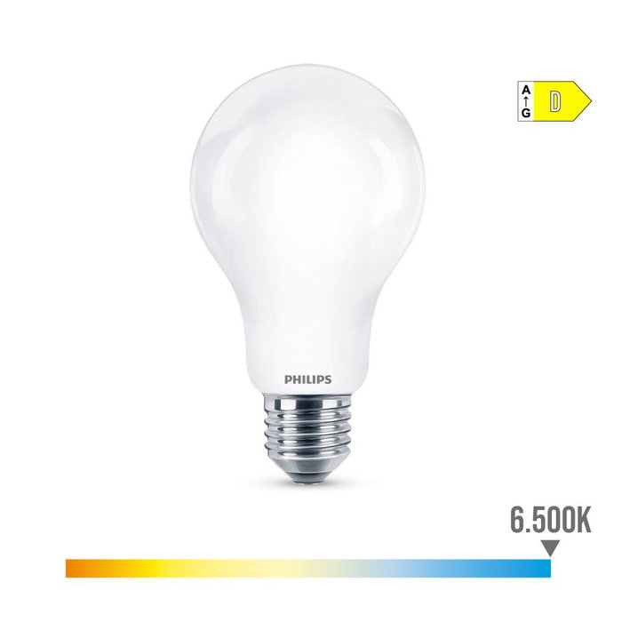 Philips Ampoule LED Standard E27 13W 2000lm 6500K Lumière Froide 360° Diamètre 7 x 12,1cm Philips Ampoule LED Standard E27 13W 2000lm 6500K Lumière Froide 360° Diamètre 7 x 12,1cm
