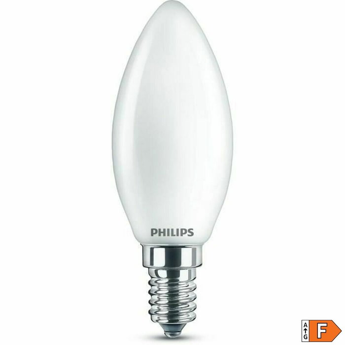 Philips Ampoule LED Classic Flamme E14 Blanc Chaud Dépolie