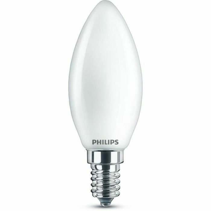Philips Ampoule LED Classic Flamme E14 Blanc Chaud Dépolie