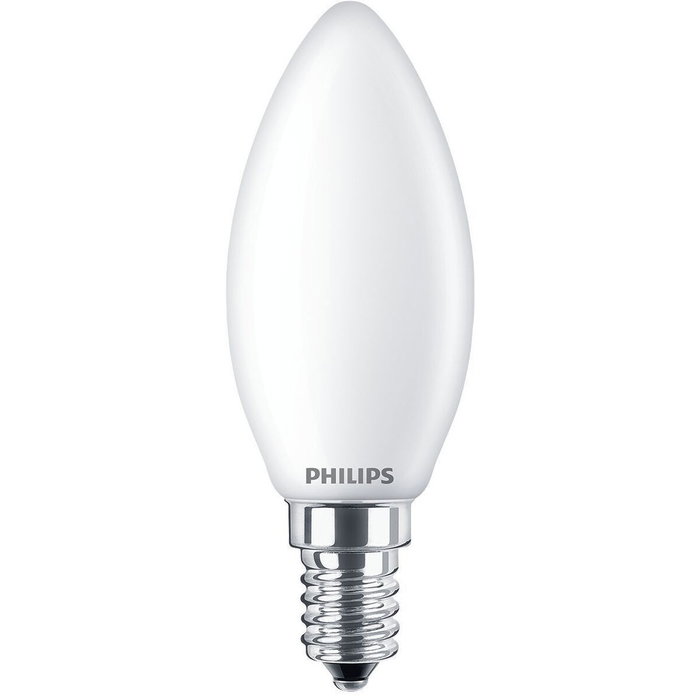 Lampe LED Philips Bougie E 6,5 W 60 W E14 806 lm 3,5 x 9,7 cm (4000 K) Lampe LED Philips Bougie E 6,5 W 60 W E14 806 lm 3,5 x 9,7 cm (4000 K)