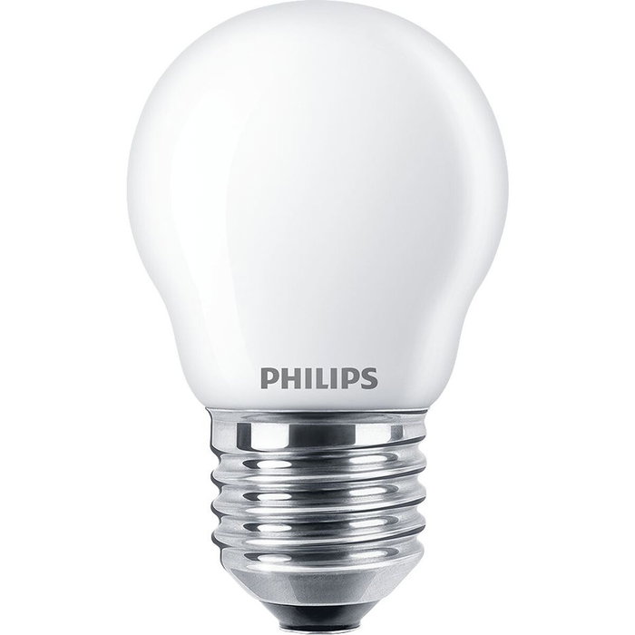 Philips LED Classic Sphérique E27 Blanc Chaud Dépolie