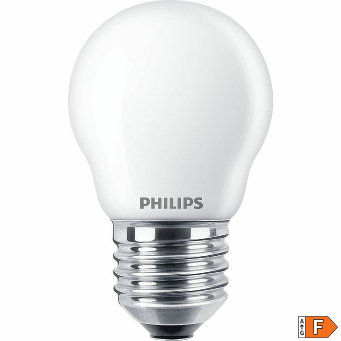 Philips LED Classic Sphérique E27 Blanc Chaud Dépolie