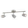 Philips Meranti GU10 Réglette 3 éléments métal chromé mat h.10 x l.49 x P.15,5 cm sans ampoule