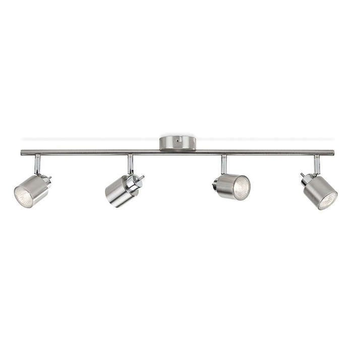 Suspension Philips Foco Argenté Métal 15,5 x 10 x 69 cm GU10 4 Suspension Philips Foco Argenté Métal 15,5 x 10 x 69 cm GU10 4