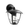Philips Creek Applique murale extérieure, Noir, Orientation vers le bas