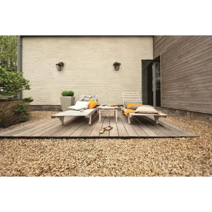 Philips Creek - Lanterne murale extérieure en aluminium noir - Applique d'éclairage avec diffuseur en polycarbonate - 24 x 17.5 x 20 cm