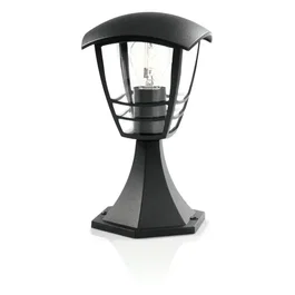 Philips Creek - Lampadaire extérieur noir - Aluminium - Haute qualité - Culot E27 - Certification IP44 - Pour jardin et terrasse