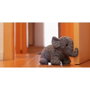 Inofix Butée de porte textile décorative modèle éléphant gris 18 x 32 x 15 cm